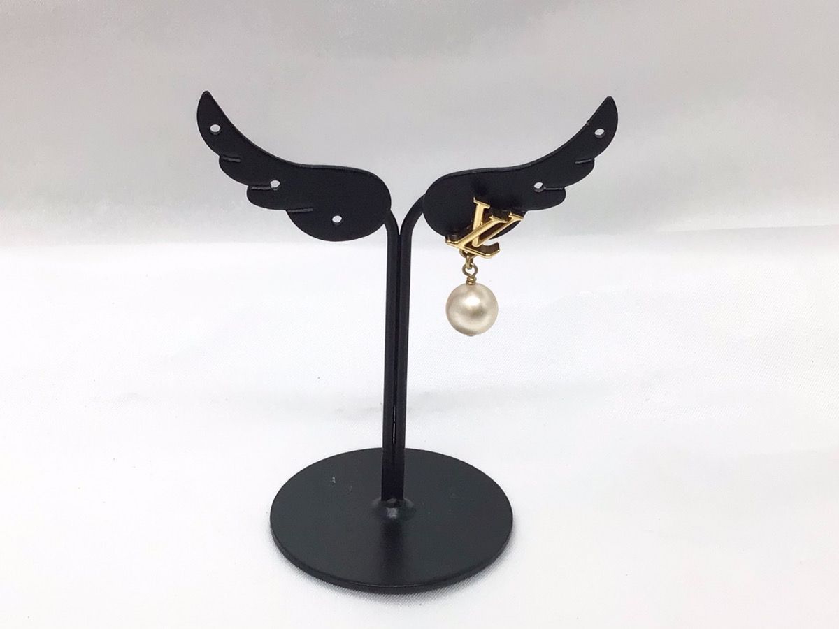 Louis Vuitton ルイヴィトン M 01585 ピアス･LV アイコニック ルイザ 片方のみ 少し曲がりあり M-1785
