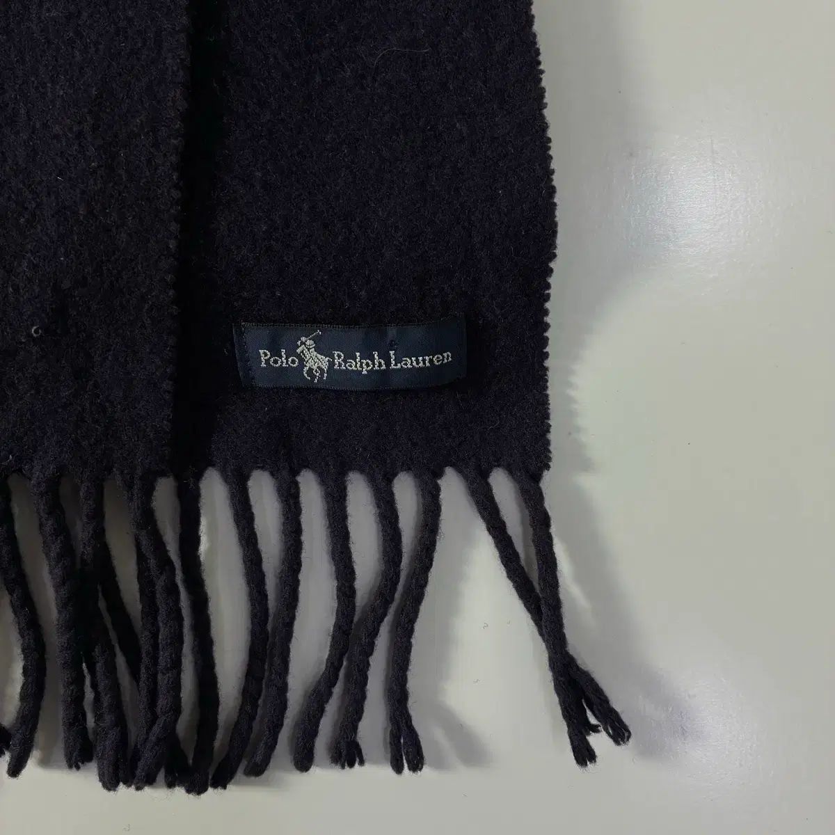  Polo ポロ ラルフローレン フリンジ バージンウール ネイビー マフラー マフラー 小物