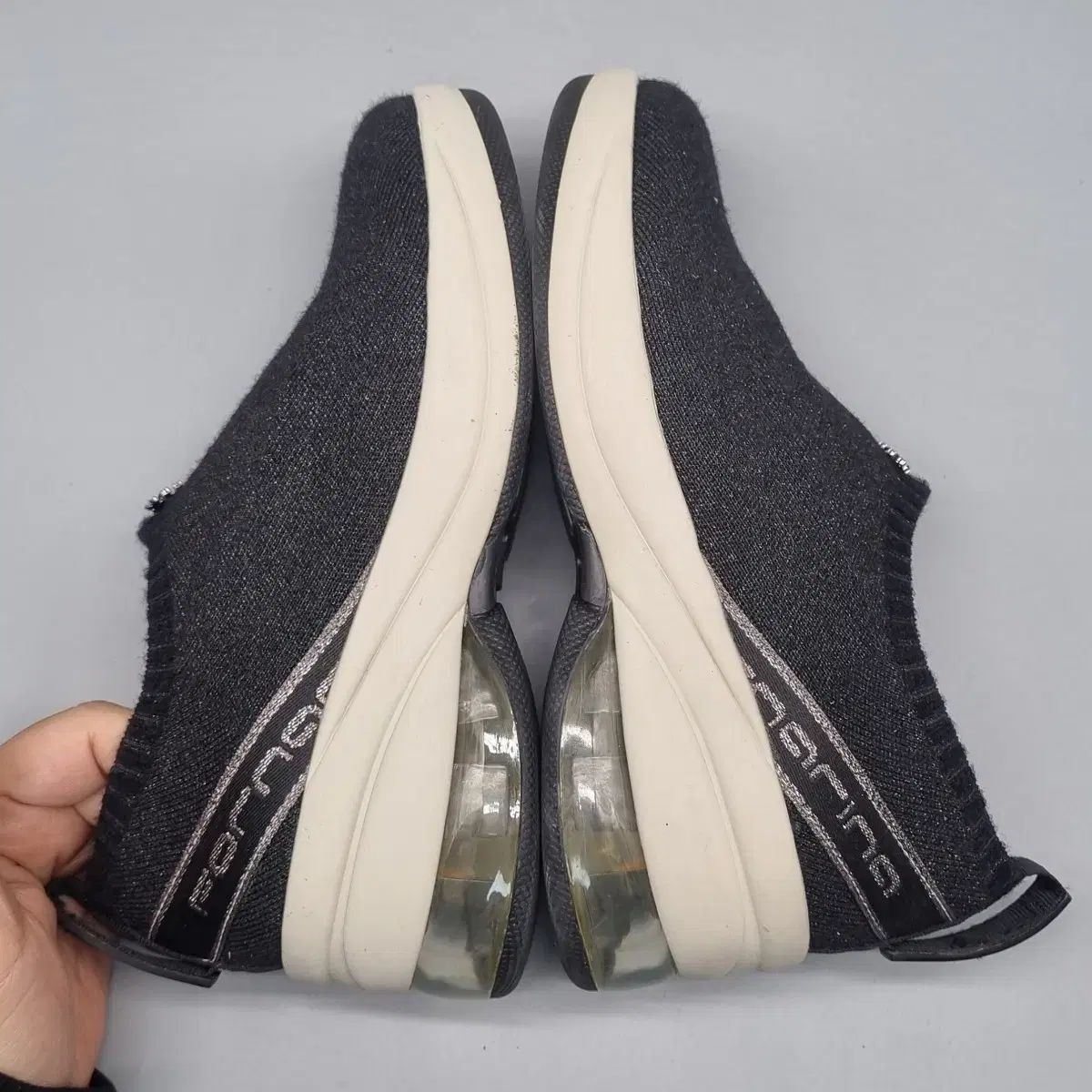  フォルナリーナ 워너비 ニット レディース スリッポン 230 ヒール5 スニーカー 靴