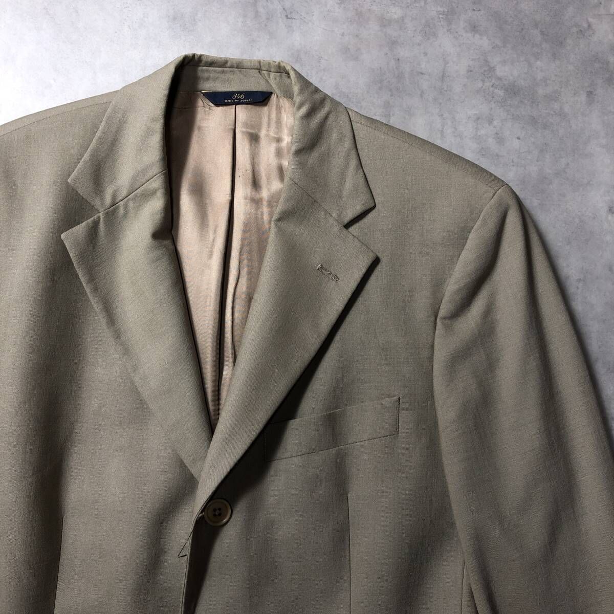 GQ4512◇Brooks Brothers 346：テーラードジャケット◇ベージュ系