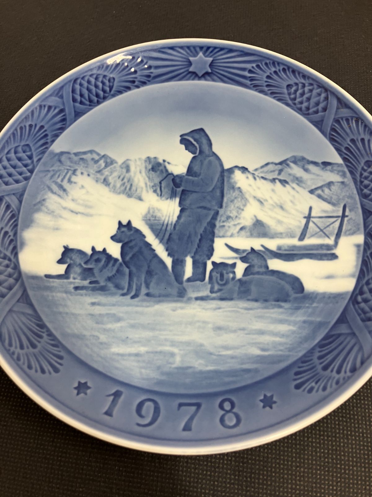 1978年】ロイヤルコペンハーゲン イヤープレート 昭和53年 グリーン