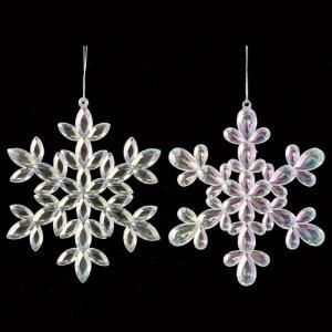 ASCA アスカ スノーフレークオーナメント 2スタイルアソート オーナメント AX 60183-000 入数 12