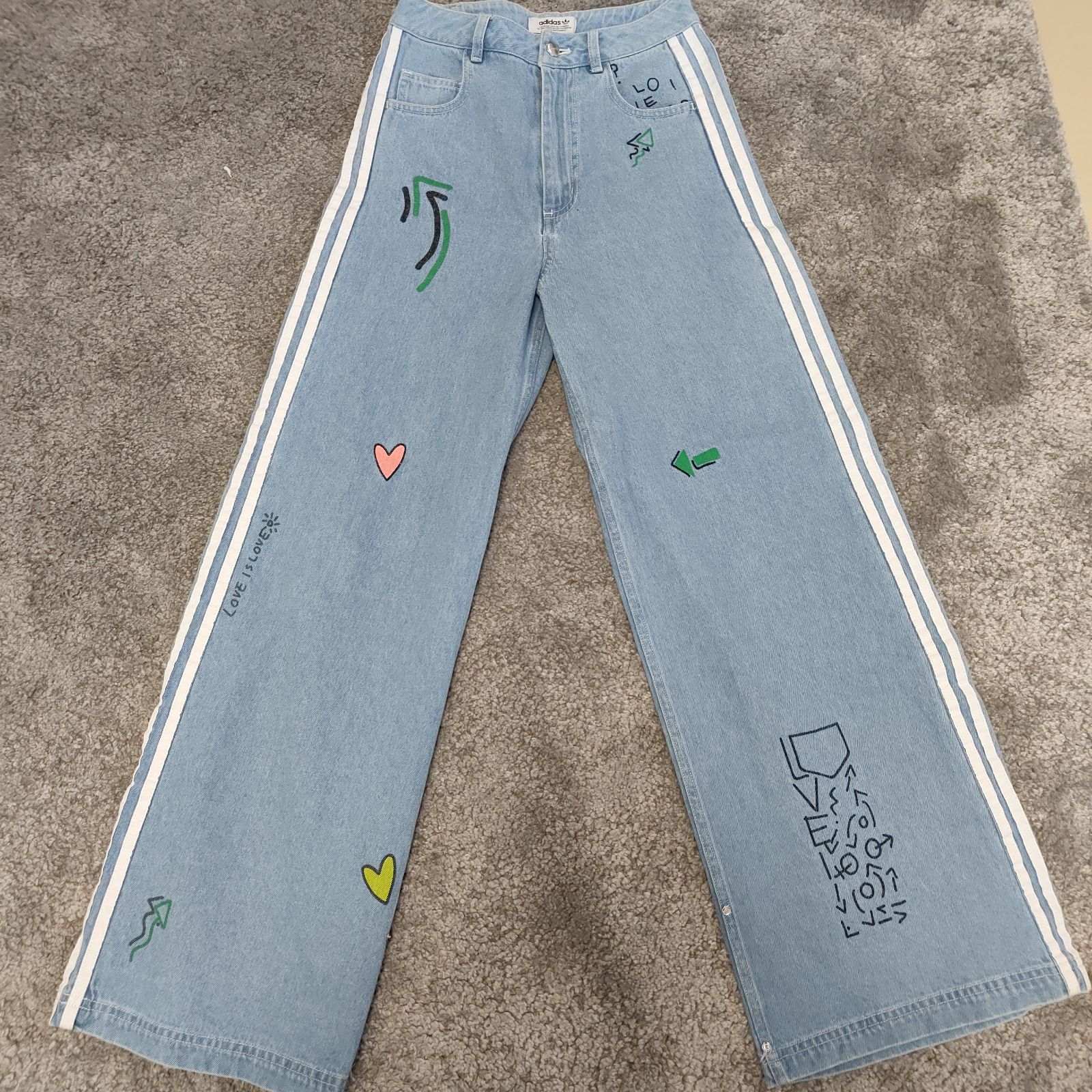 ADIDAS アディダス FIORUCCI フィオルッチ 【サイズ】 S デニムパンツ