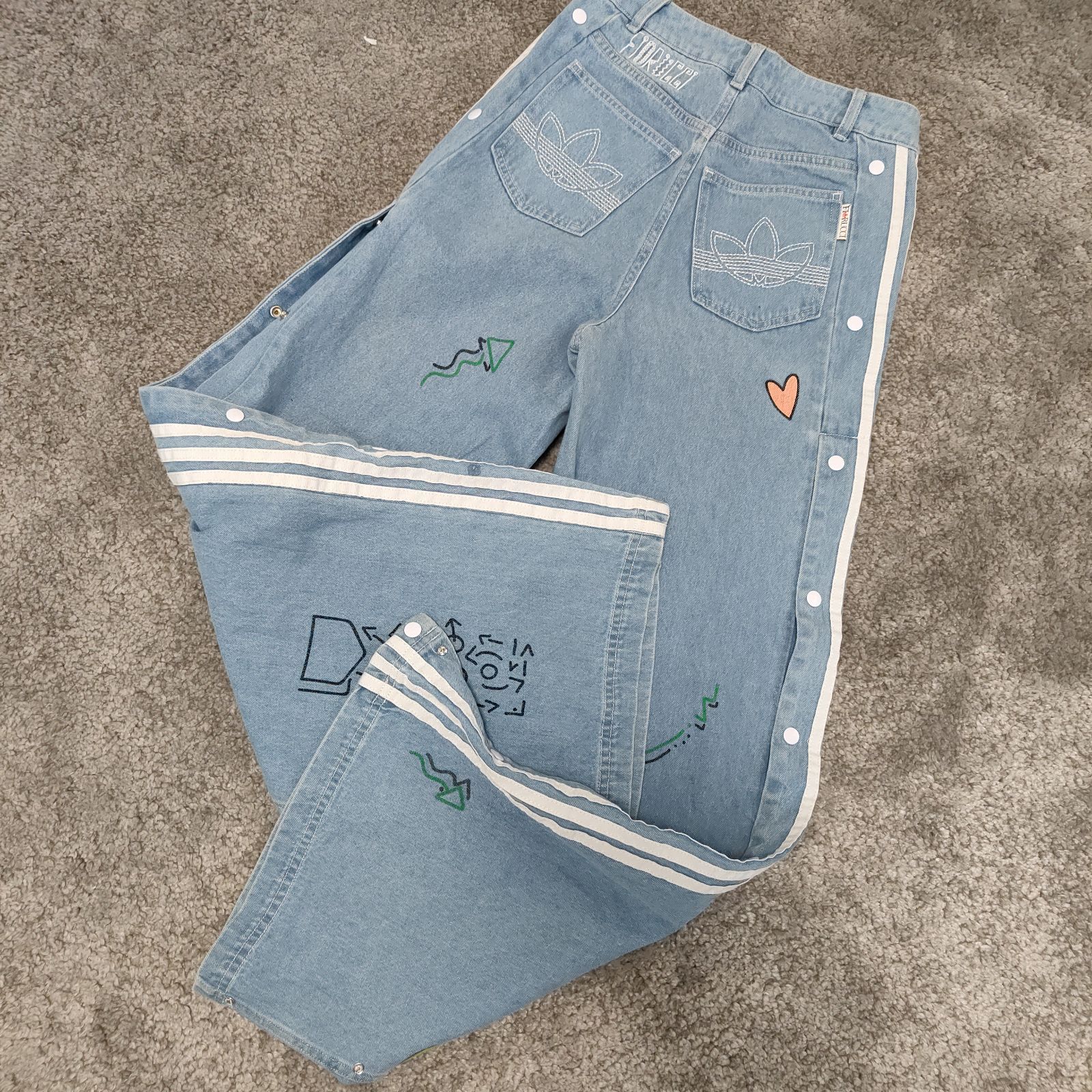 ADIDAS アディダス FIORUCCI フィオルッチ 【サイズ】 S デニムパンツ