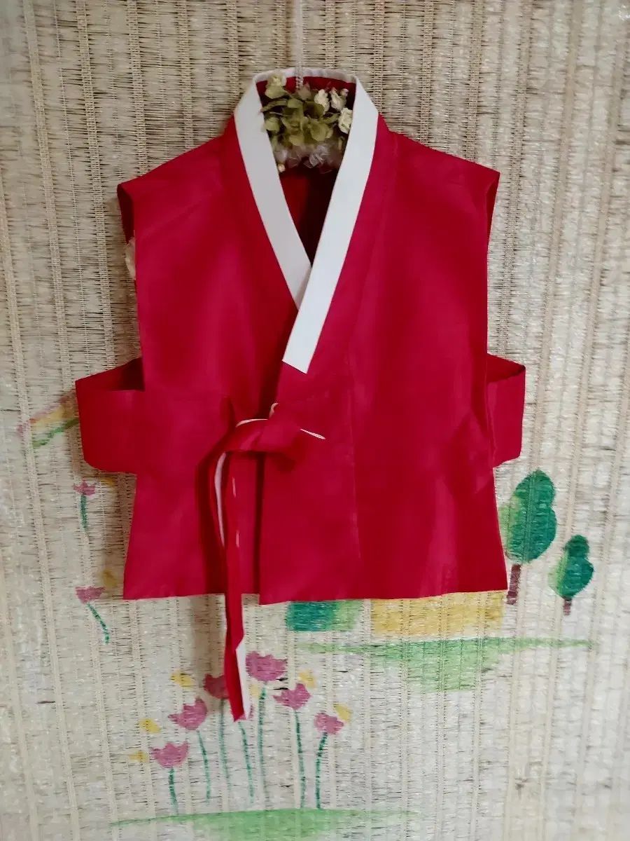 レッド 本革シルク レディース ベスト
