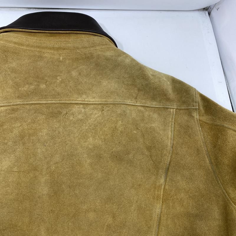 中古】SUGARCANE スエードレザー トラッカージャケット ブラウン 36