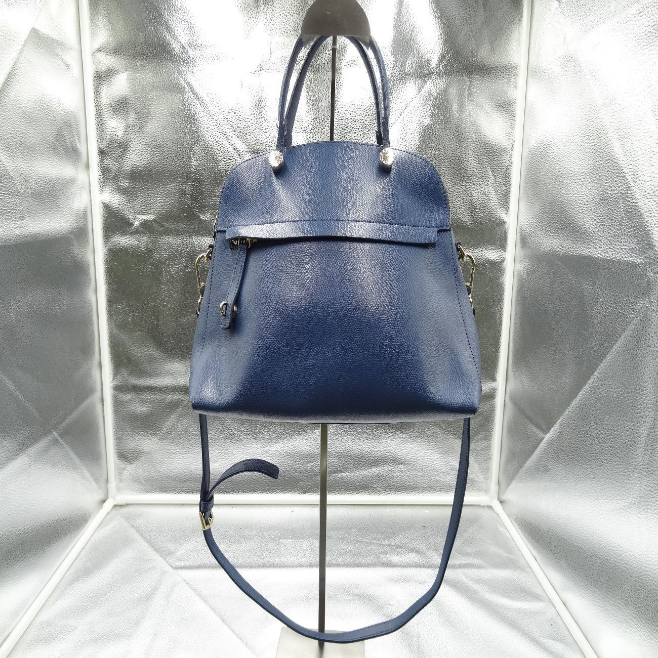 FURLA ハイパー2WAYショルダーバッグ フルラ ブルー ネイビー 
