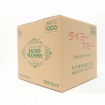 太洋紙業 1000 トイレットペーパー W マミー 32.5 m×100入