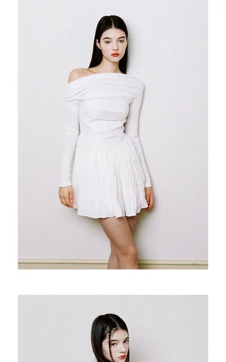 ノットユアローズ リードレス 白 not your rose lily dress