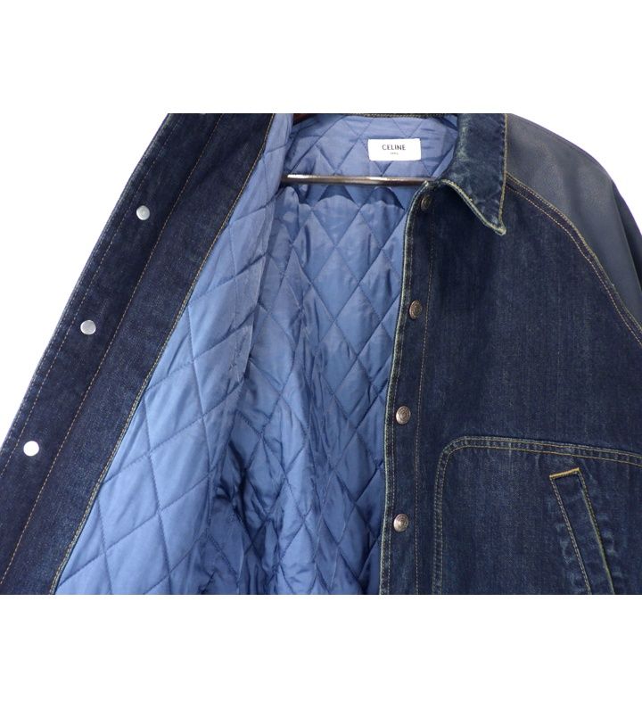 セリーヌ CELINE 【 RV0TG787D GBV2 】 バック ロゴ レザー 切替