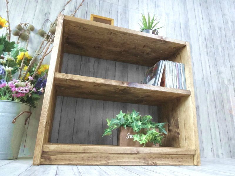 ハンドメイド ベッドサイドラック