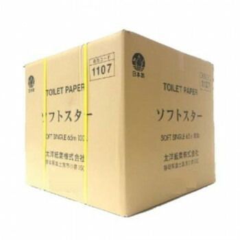 太洋紙業 1107 トイレットペーパー S スター 65 m 1 R×100入
