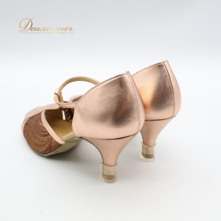 Sekine セキネ 社交ダンス用シューズ 23.5㎝ ヒール7㎝ ピンク 社交