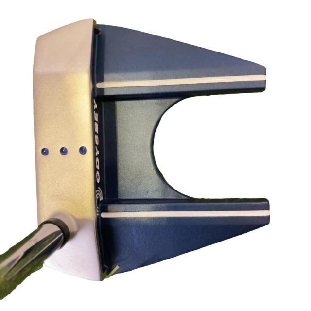 オデッセイ STROKE LAB SEVEN シルバー|ネイビー 32インチ レディース パター PT フレックスその他 女性用 右利き 右用 Bランク ゴルフクラブ