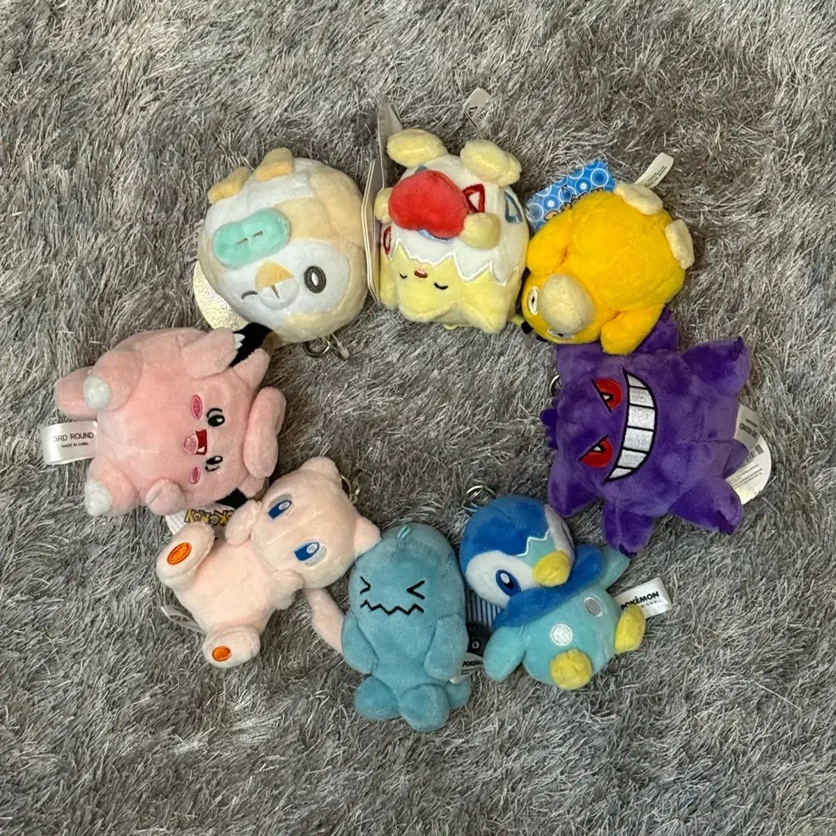ポケットモンスター ぬいぐるみ キーホルダー 8種 コレクション - メルカリ