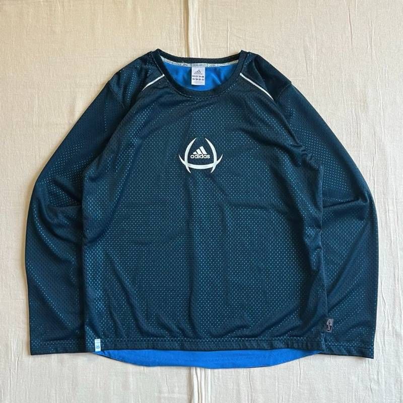 ヴィンテージ アディダス adidas 長袖 ゲームシャツ 80 90年代 00s archive アーカイブ古着 old adidas オールドアディダス 長袖