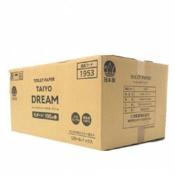 太洋紙業 1953 トイレットペーパー タイヨードリーム 100 m 12 R×6入