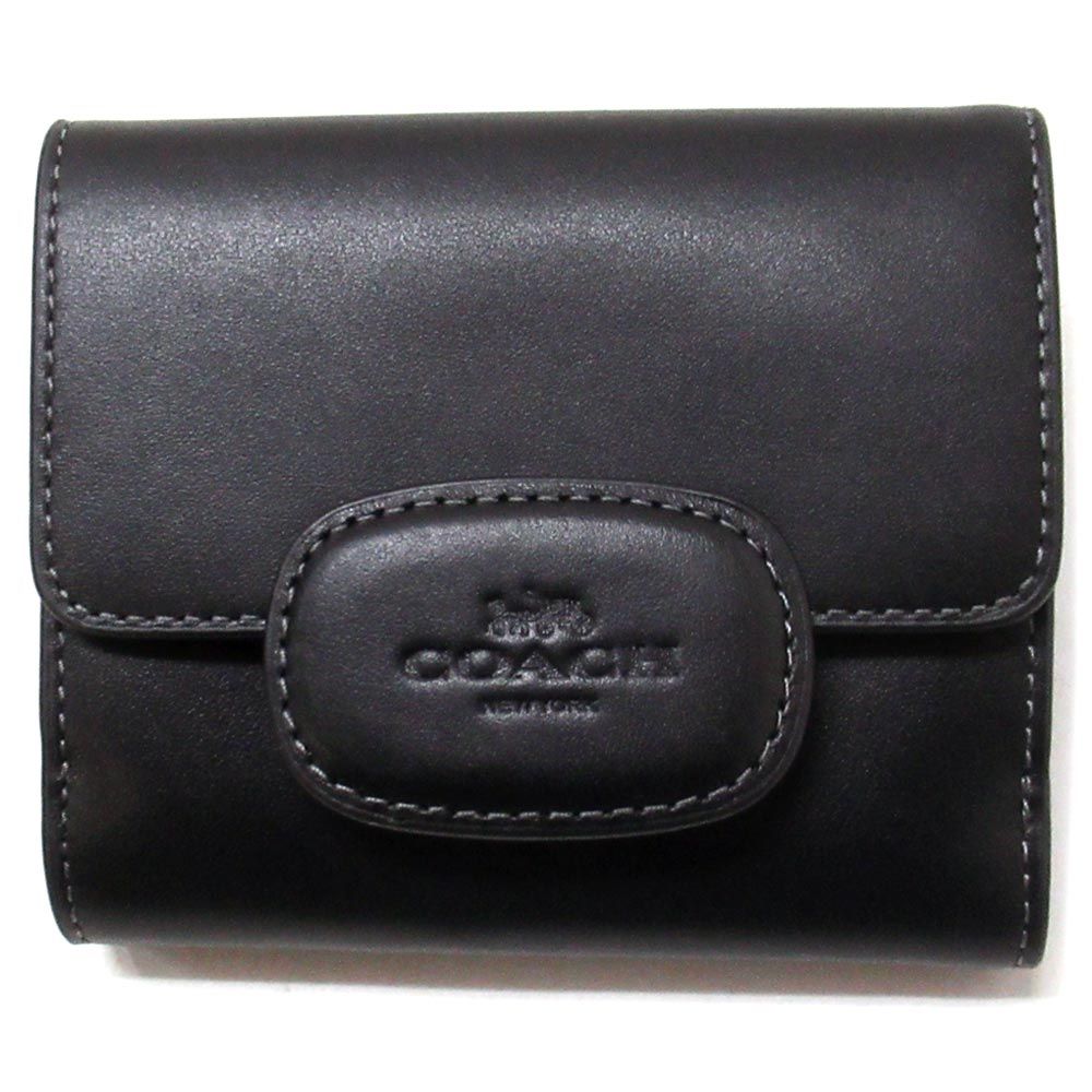 ♥ コーチ レザー財布 COACH アウトレット 2つ折り財布 ELIZA スモール財布 CT 985 QBBK