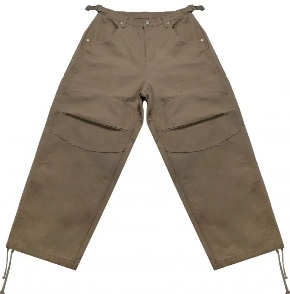 M MJD 3 D カンバス KNEE PANTS BEIGE