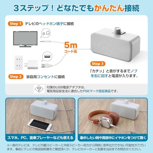 耳元で聴ける 小音量でも聞きやすい