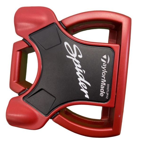 テーラーメイド Spider RED ダブルベンド 34インチ パター PT スチール フレックスその他 メンズ 男性用 右利き 右用 Bランク ゴルフクラブ
