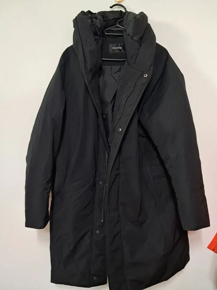 マインドブリッジ ブラック ロング グースダウン 100