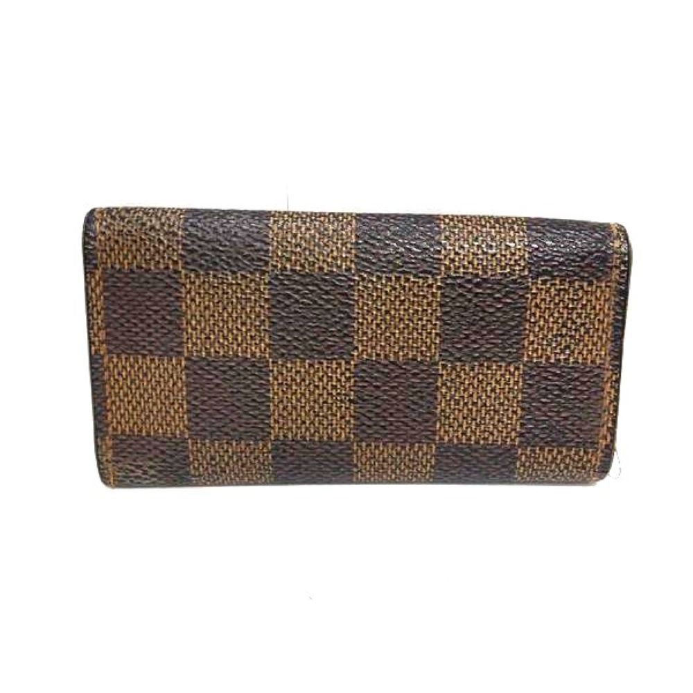 ルイヴィトン LOUIS VUITTON ミュルティクレ4 キーケース ダミエ エベヌ N 62631 ブラウン CT 1078