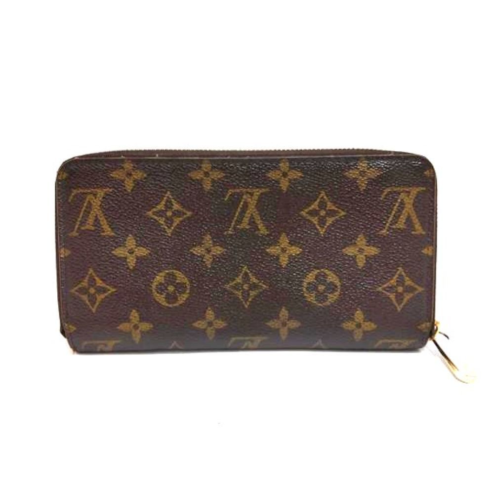 ルイヴィトン LOUIS VUITTON ジッピー ウォレット 長財布 モノグラム キャンバス M 60017 ブラウン CA 0036