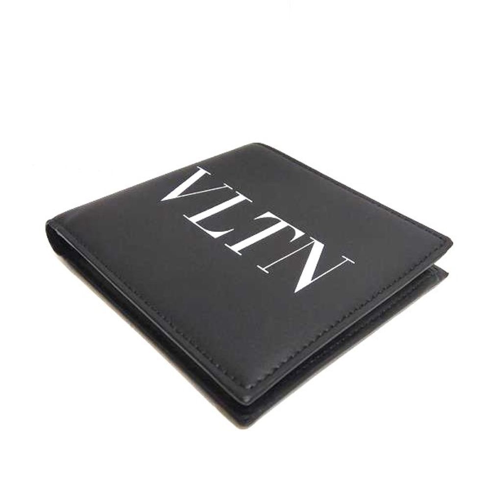 ヴァレンティノ VALENTINO 二つ折り財布 レザー UY2P0654LVN ブラック