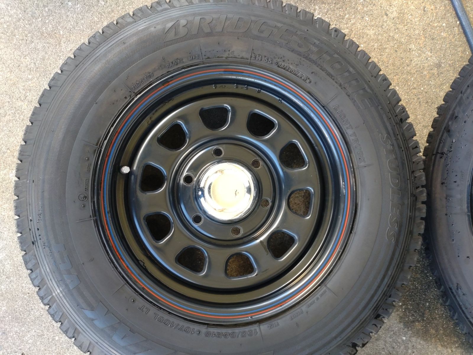 ハイエース SHONE SST DAYTONA 15インチ 6.5 J 40 139.7-6 H ＆ ブリヂストン BLIZZAK VL 10 107|105 L 195|80 R 15 4本