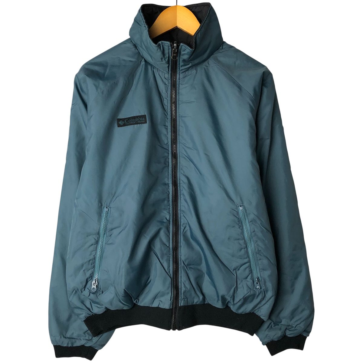 古着 90年代 コロンビア Columbia リバーシブル 白タグ 中綿ジャケット 