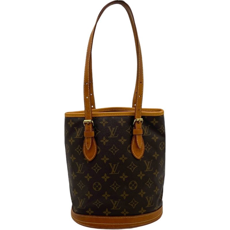 ルイ ヴィトン LOUIS VUITTON バケットPM M 42238 ブラウン モノグラム レディース ハンドバッグ