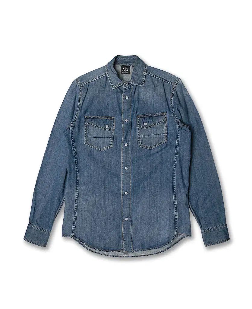 アルマーニ エクスチェンジ Armani Exchange デニム ウェスタン シャツ