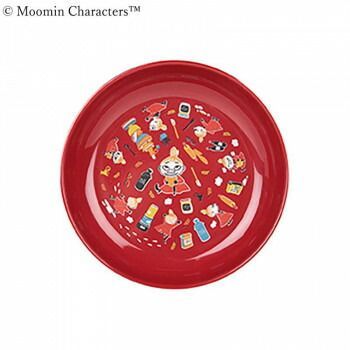 MOOMIN ムーミン メラミンスーププレート リトルミイ Red MNX060101