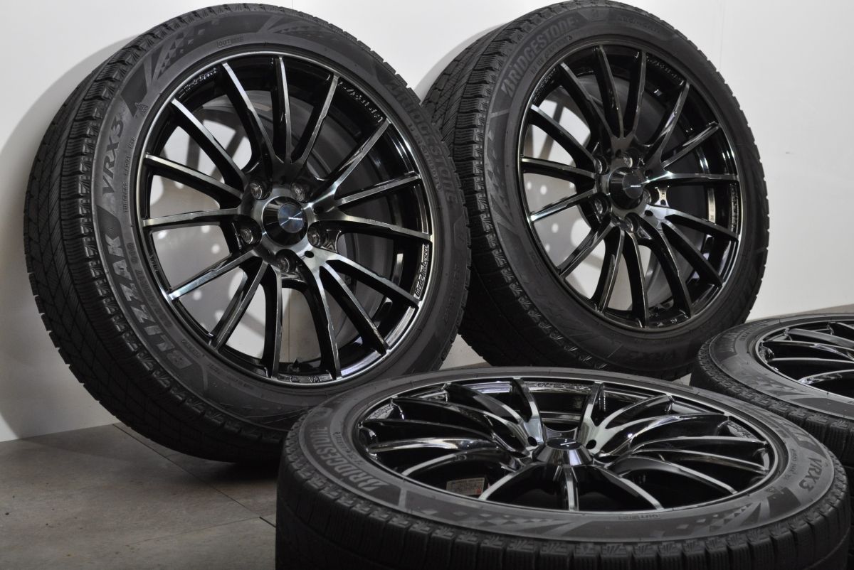 バリ溝 ウェッズスポーツ SA-35 R 17 in 7.5 J 45 PCD 114.3 ブリザックVRX 3 225|45 レクサス IS プリウスα リーフ ランエボ GDB-E