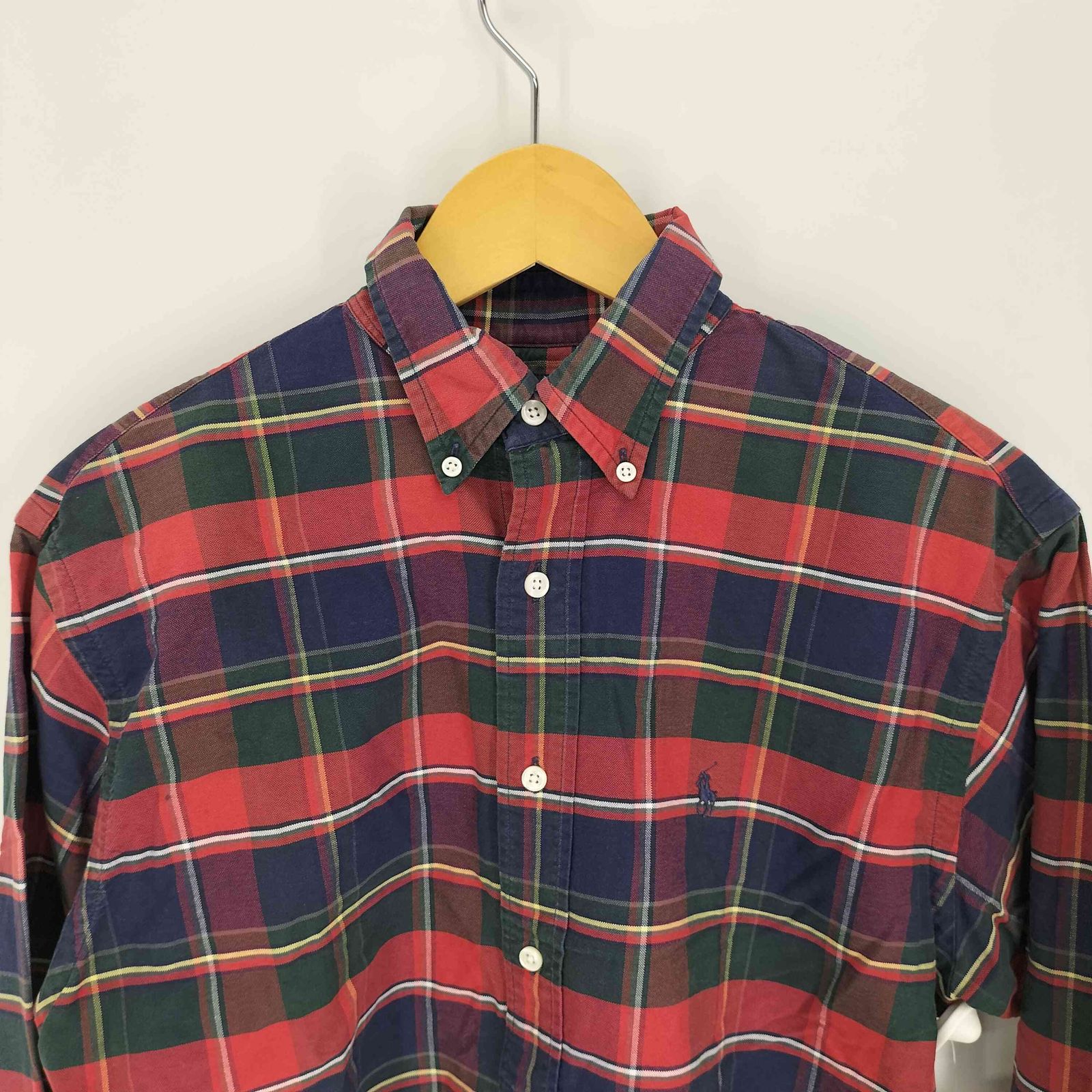 ラルフローレン RALPH LAUREN 90S マレーシア製 ポニー刺繍 マドラス