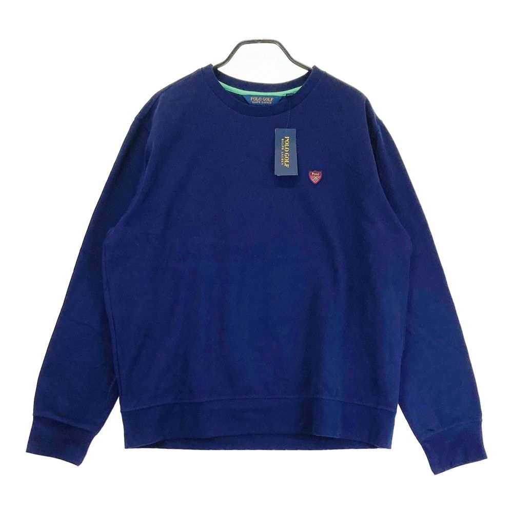 サイズ XL ラルフローレン ポロゴルフ 裏起毛 スウェットトレーナー ネイビー系 ゴルフウェア メンズ ストスト