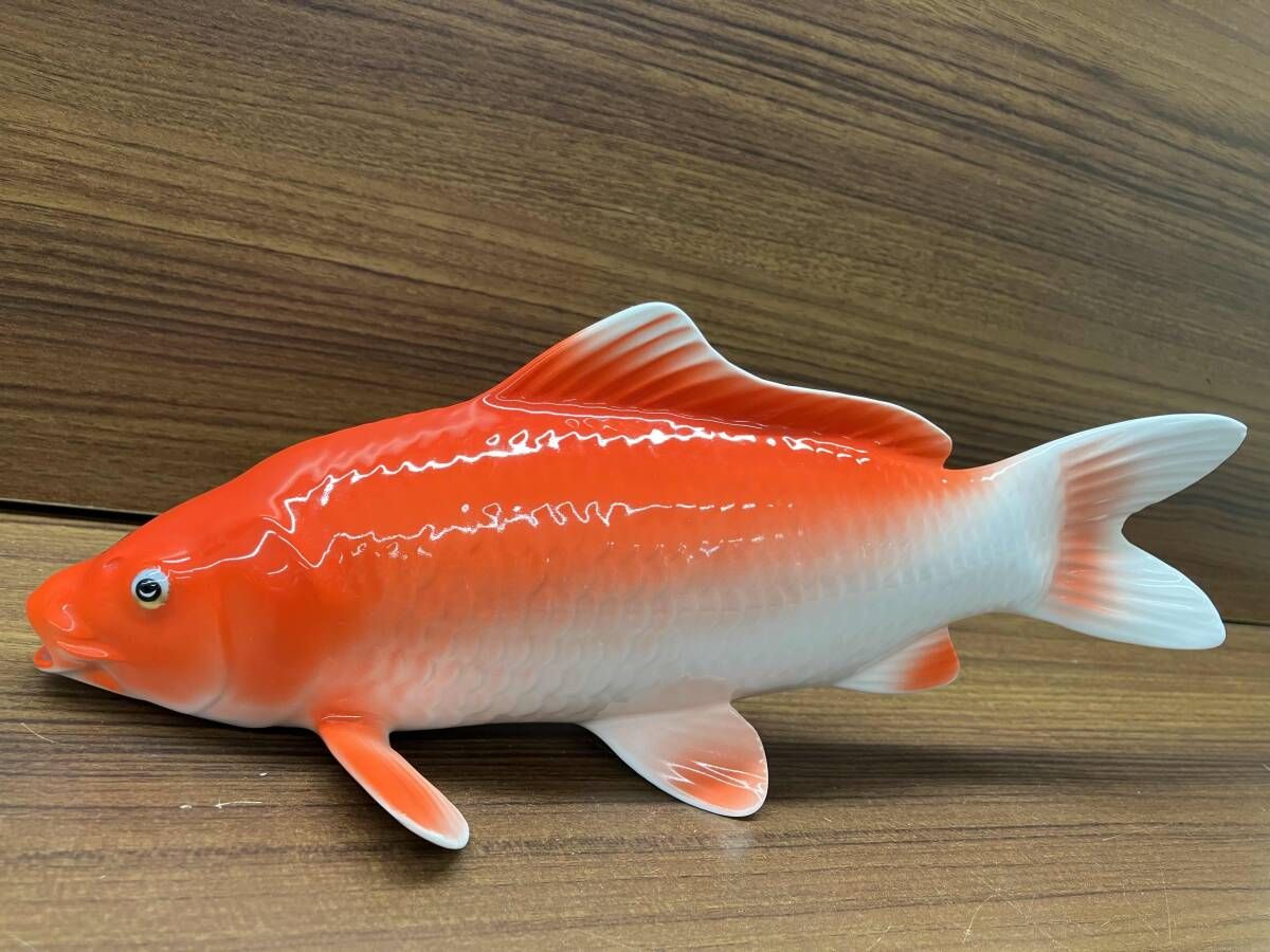 Noritake ノリタケ 置物 鯉 ボーンチャイナ - メルカリ