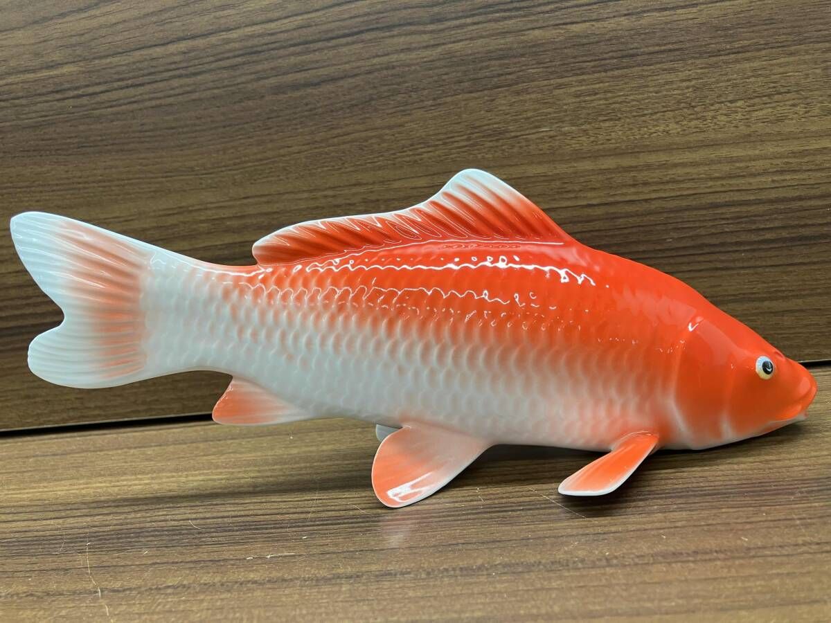 Noritake ノリタケ 置物 鯉 ボーンチャイナ - メルカリ