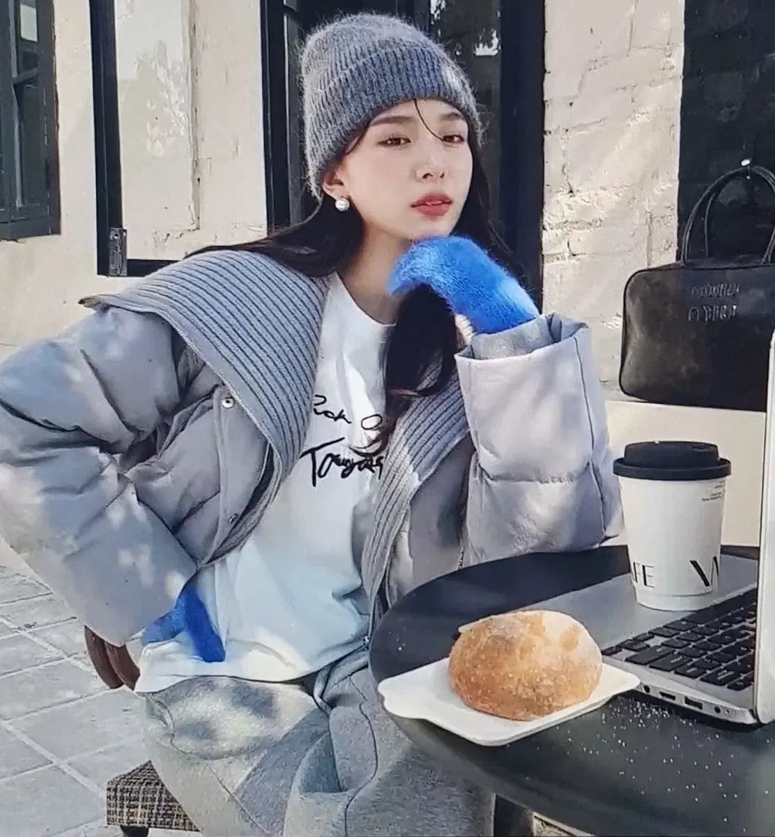 海外配送 冬 レディース 裏地ニット ダウン ショート アウター 複数カラー