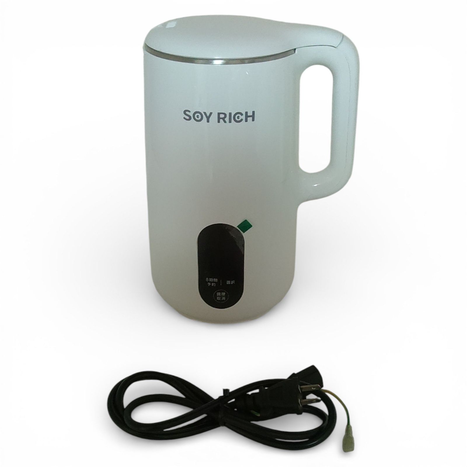 ▲ ショップジャパンShop Japan 家庭用 豆乳メーカー ソイリッチ SOY-AM 01 ホワイト 1400-3213