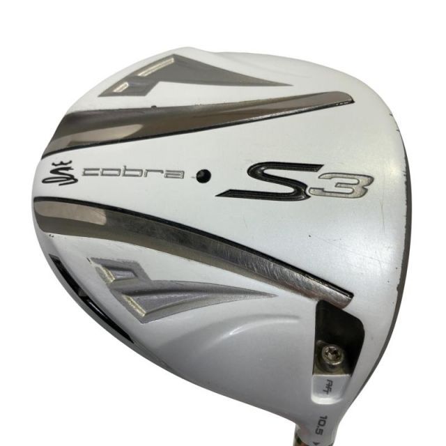コブラ cobra S 3 ホワイト 10.5° USA ドライバー DR ALDILA RIP β 60 フレックスS メンズ 男性用 右利き 右用 Cランク ゴルフクラブ