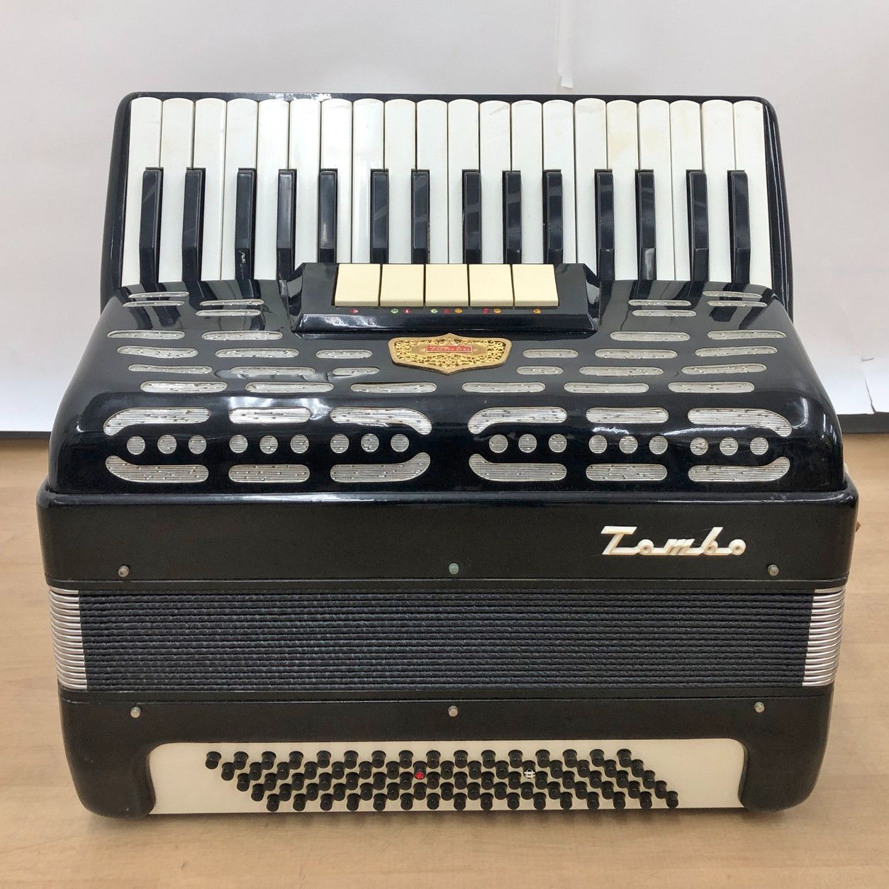 トンボ TOMBO アコーディオン NO.65 34鍵 ハードケース 収納バッグ付き