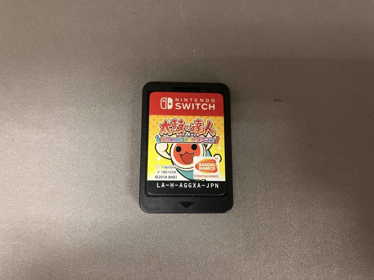 太鼓の達人 Nintendo Switch ば〜じょん ※箱なし 箱なし 説明書なし ニンテンドースイッチ 太鼓の達人 Nintendo Switch