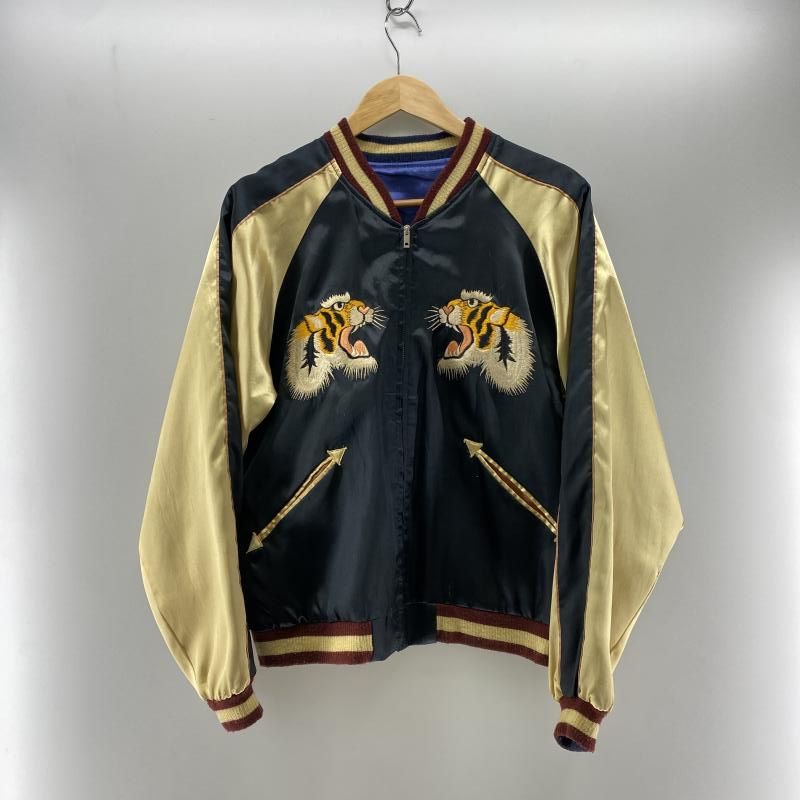 東洋 スカジャン 虎 ハワイ ホノルル TT10281 中綿無し 中古】テーラー東洋 スカジャン リバーシブル 顔虎xホノルル M TT01281