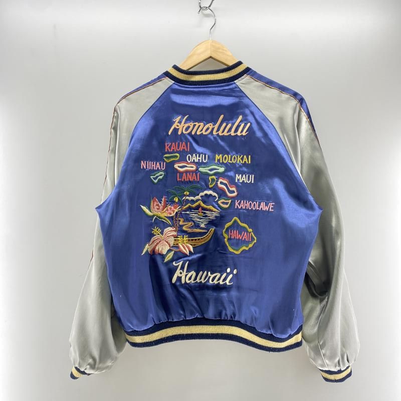 中古】テーラー東洋 スカジャン リバーシブル 顔虎xホノルル M TT01281