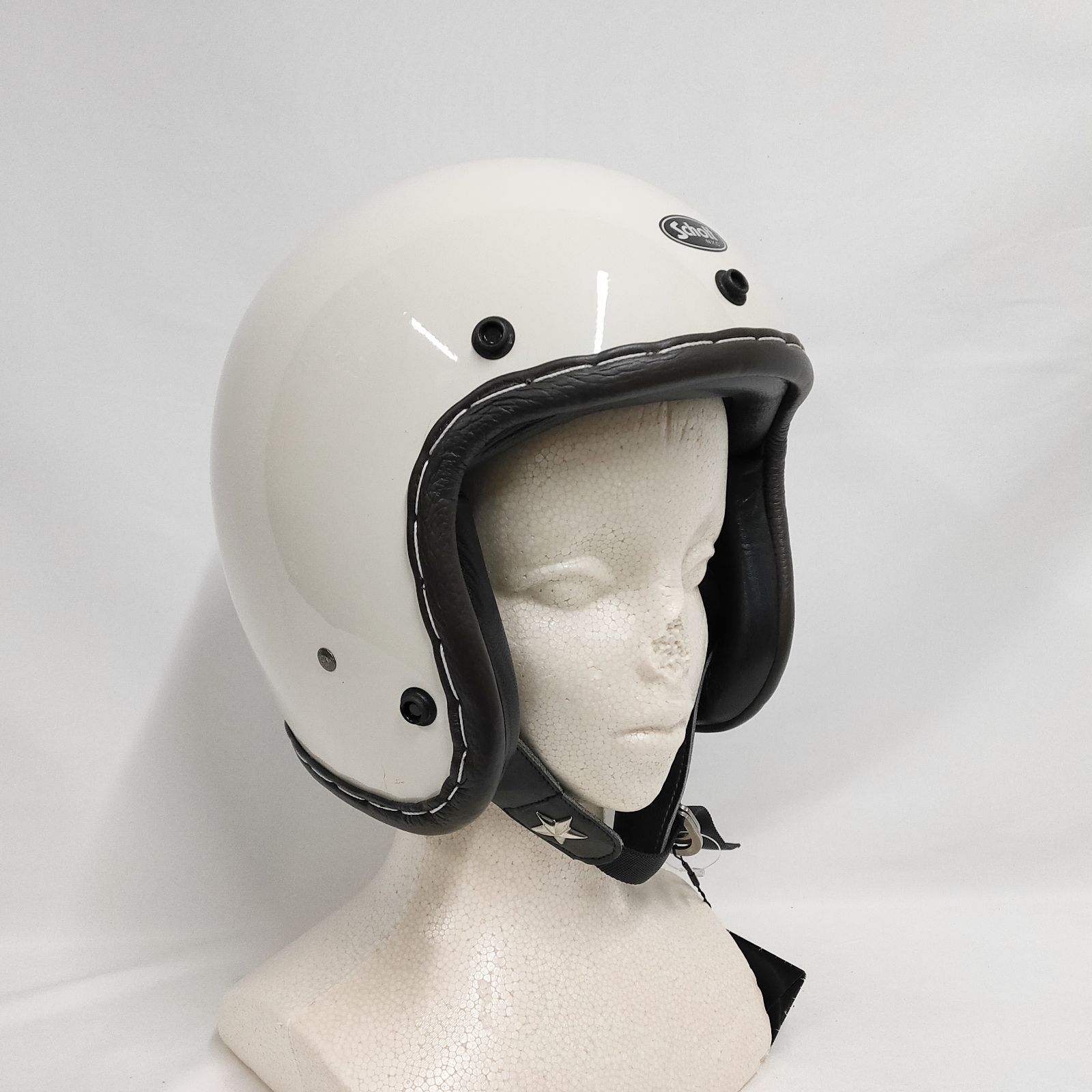 新品 未使用 ショット モーターサイクル ヘルメット ホワイト M