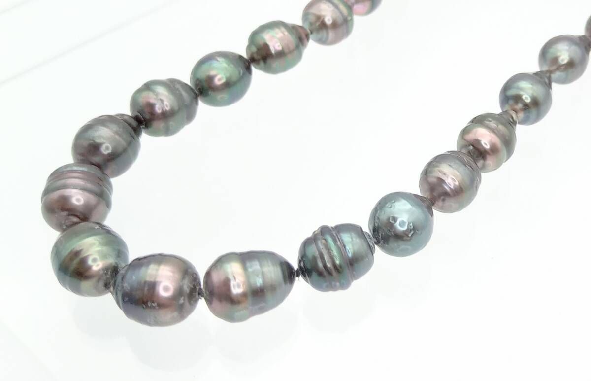 TASAKI ネックレス 黒色真珠 47 cm 総重量53.7 g タサキ