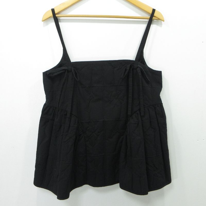 Cecilie Bahnsen | セシリー バンセン キャミソール ブラック サイズ L 111