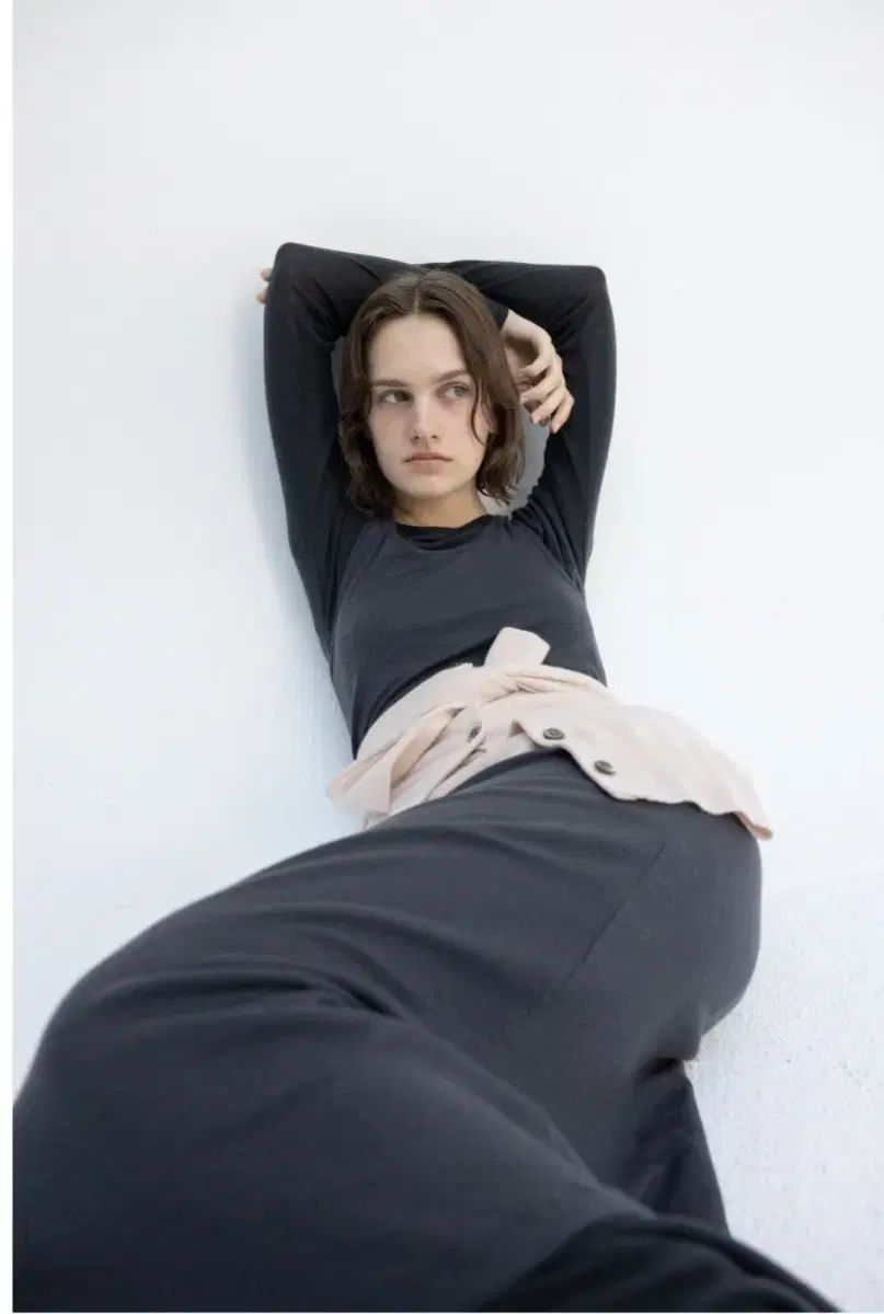 monoha ウール スリム レイヤード ONE PIECE